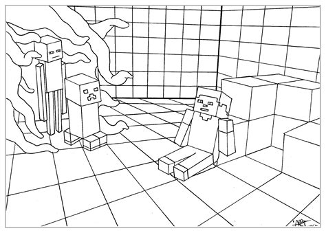 minecraft coloring pages  color minecraft kids coloring pages