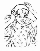 Coloring Pages Ballerina Puppy Train Barbie sketch template