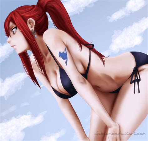 sexy hot anime and characters images erza scarlet hd wallpaper and background photos 38136052