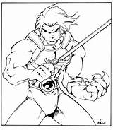 Thundercats Coloring Pages Deviantart Inks Getcolorings Color sketch template