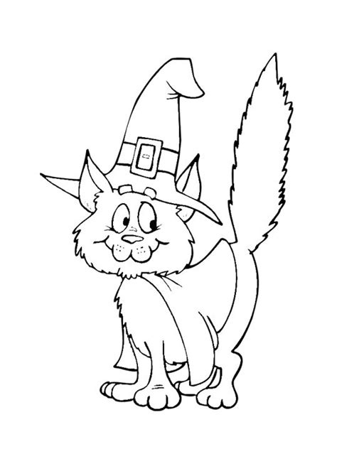 halloween cat coloring page halloween coloring pages halloween