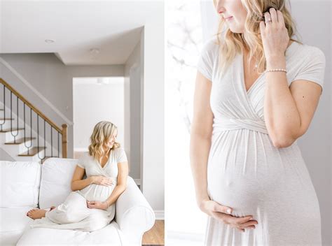 Indoor Lifestyle Maternity Photos In Ottawa Amy Pinder Photography