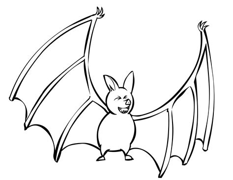printable bat coloring pages  kids