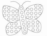 Coloring Dot Do Pages Butterfly Comments sketch template