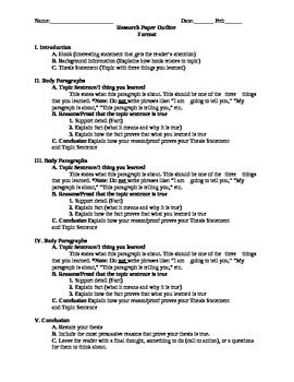 research paper outline   robey tpt