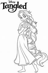 Rapunzel Princesses sketch template
