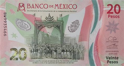 mexico  date   peso commemorative note