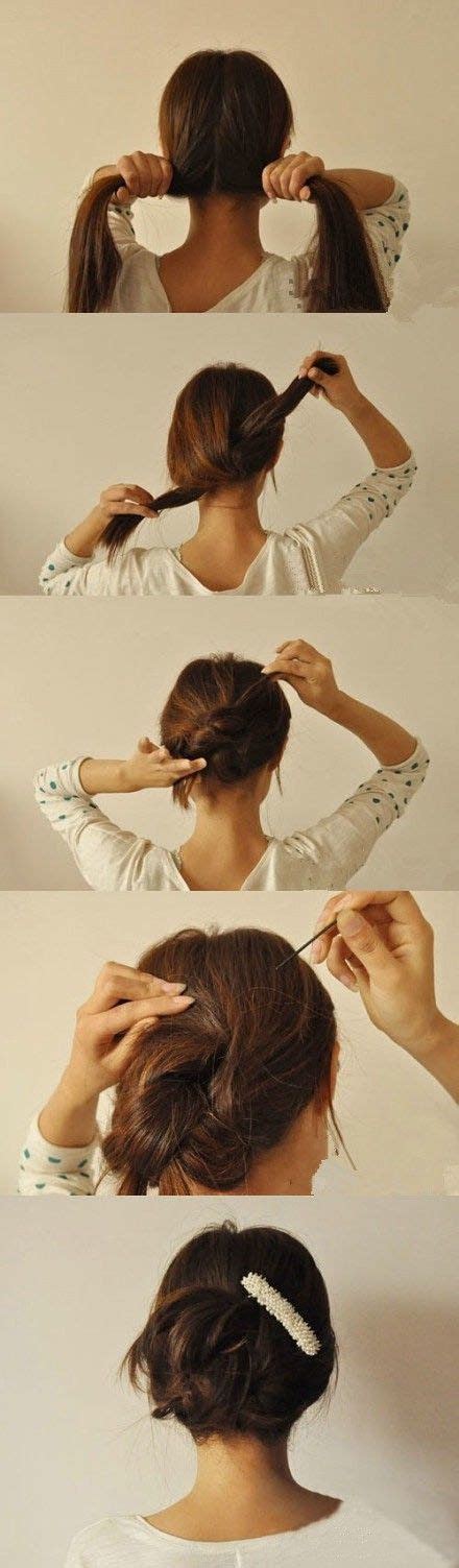 easy diy hairstyles  long hair  fashion trends pinterest