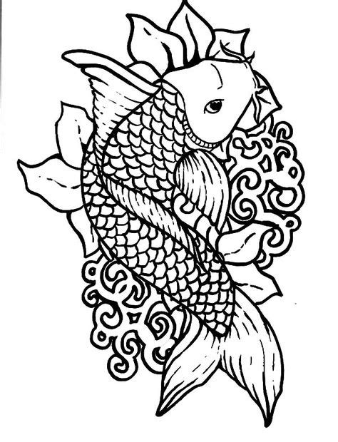 picture  koi fish coloring pages  print  coloring