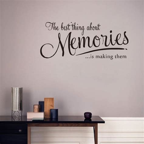 memories wall stickers quotes wall decorations
