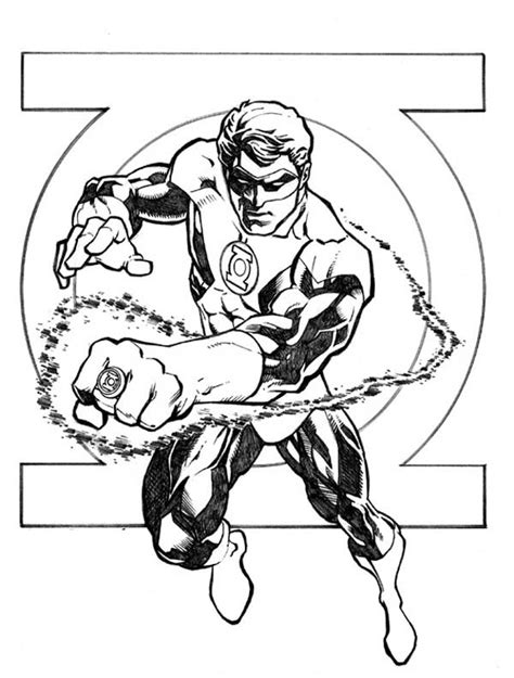 green lantern coloring pages  kids print color craft