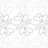 Pantograph Quilting sketch template