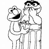 Pages Muppets Elmo Cookie Kermit sketch template