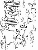 Hawaii Coloring Pages Printable Color Mycoloring Kids sketch template