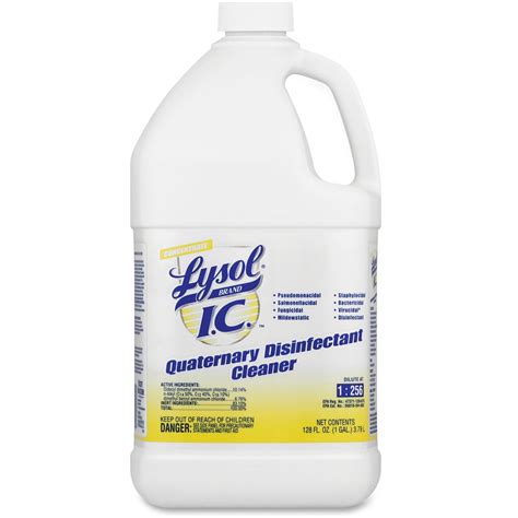 reckitt benckiser lysol quaternary disinfectant cleaner gal bottle
