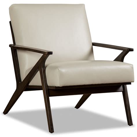 craftmaster   contemporary exposed wood accent chair