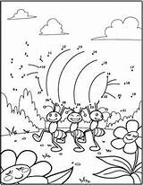 Dot Ant Coloring Ants Pages Printable Kids Drawing Printables Marching Go Dots Line Template Connect Bug Spring Getdrawings Worksheet Craft sketch template