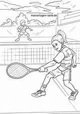 Tennis Malvorlage Mecz Tenisa Kolorowanka Druku Ausmalbild Kostenlose Ausmalen Spielen Vorhand Wydrukuj Malowankę sketch template