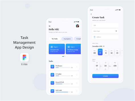 task management app design uplabs