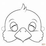 Coloring Mask Dove Printable Kids Animal Masks Pages Bird Chicken Doves Templates Supercoloring Colouring Face Birds Cow Color Animals Visit sketch template