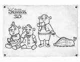 Shrek Ogre sketch template