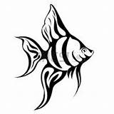 Fish Angel Coloring Drawing Angelfish Drawings Tribal Getdrawings Todays Coloringsheet Everyone Hi Latest Posted Which sketch template