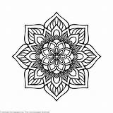 Volwassenen Mandalas Getcoloringpages Indische Erwachsene Sleeve sketch template
