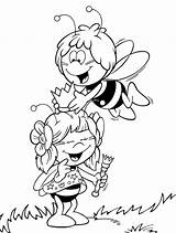 Maja Biene Bee Malvorlagen1001 Bees Kleurplaten sketch template