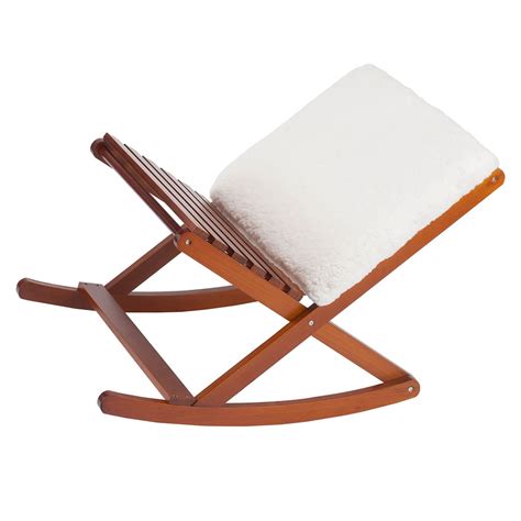 deluxe foldable rocking footrest adjustable fold  foot stool