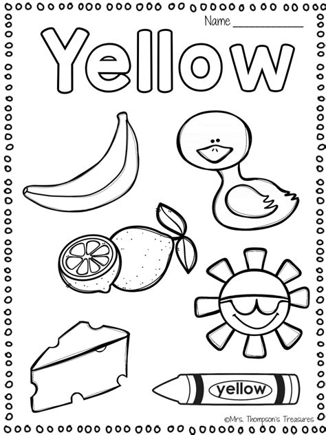pagina  de  color worksheets  preschool preschool color