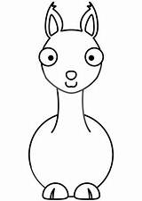 Llama Red Pajama Coloring Preschool Pages Crafts Funny Activities sketch template