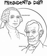 Coloring Presidents Abraham sketch template
