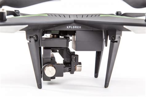 xiro xplorer  dron vhodny pro gopro hero kameru odrene listy chybi gumicka na noze rc