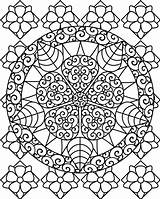 Coloring Therapy Pages Mandala Print sketch template