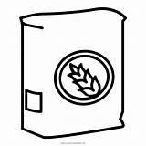 Flour Coloring Icon Bag Drawing Pages Baking Wheat Bakery Noun Project Raising Self Getdrawings Getcolorings Icons sketch template