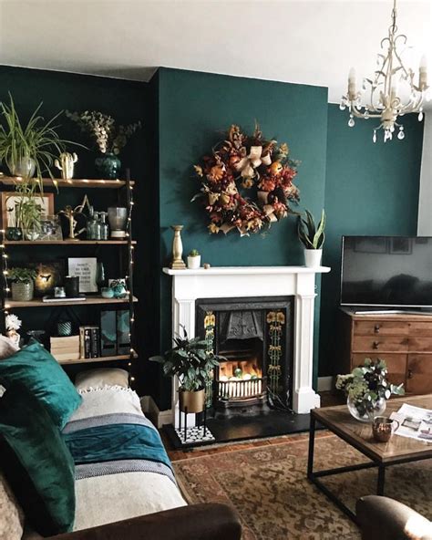 blue jade valspar dark green living room dark living rooms living