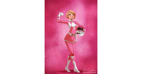 Charlotte La Bouff As The Pink Ranger Disney Characters In Halloween