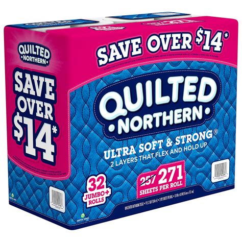 quilted northern ultra soft strong toilet paper  rolls  sheet