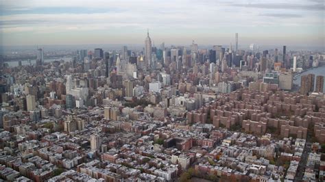 midtown manhattan  york city aerial stock footage   axiom images