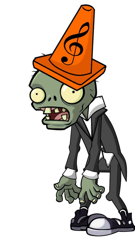 image conehead waltz zombie hdpng plants  zombies character