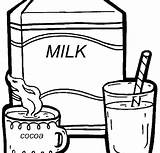 Milkshake sketch template