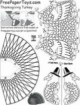 Turkey Cut Paste Thanksgiving Coloring Craft Pages Paper Color Printable Crafts Pattern Templates Ss42 Getcolorings Bw Patterns sketch template