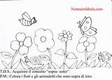 Prato Colorare Fiorito Bambini Immagini Farfalle sketch template