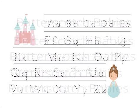 alphabet worksheets tracing kids numbers handwriting etsy