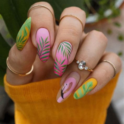 tropical nails freehand pr samples redditlaqueristas tropical nail