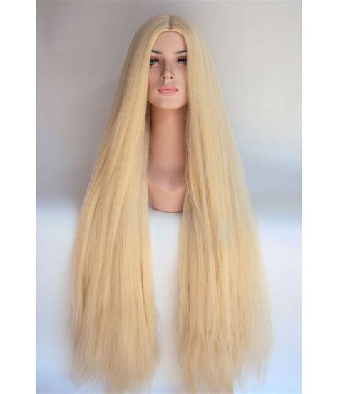 hippie wig long blonde costume wigs star style wigs uk