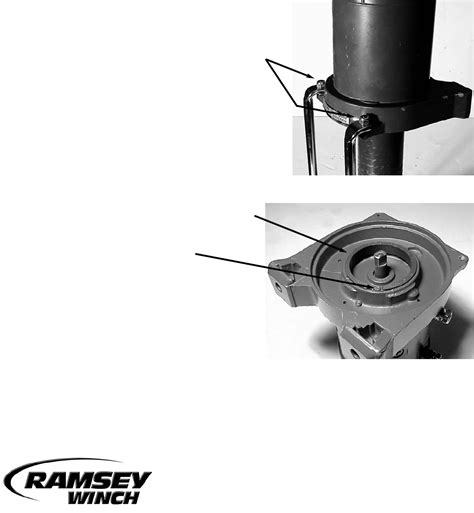 ramsey winch rep   motor replacement kit  instruction manual