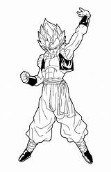 Dragon Ball Coloring Gogeta Pages Color Sheets Print Kids Anime Adult Books Characters Beautiful Visit Cool Printable Boys sketch template