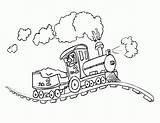Train Coloring Choo Pages Clipart Kids Library sketch template