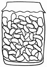 Beans Coloring Pages sketch template